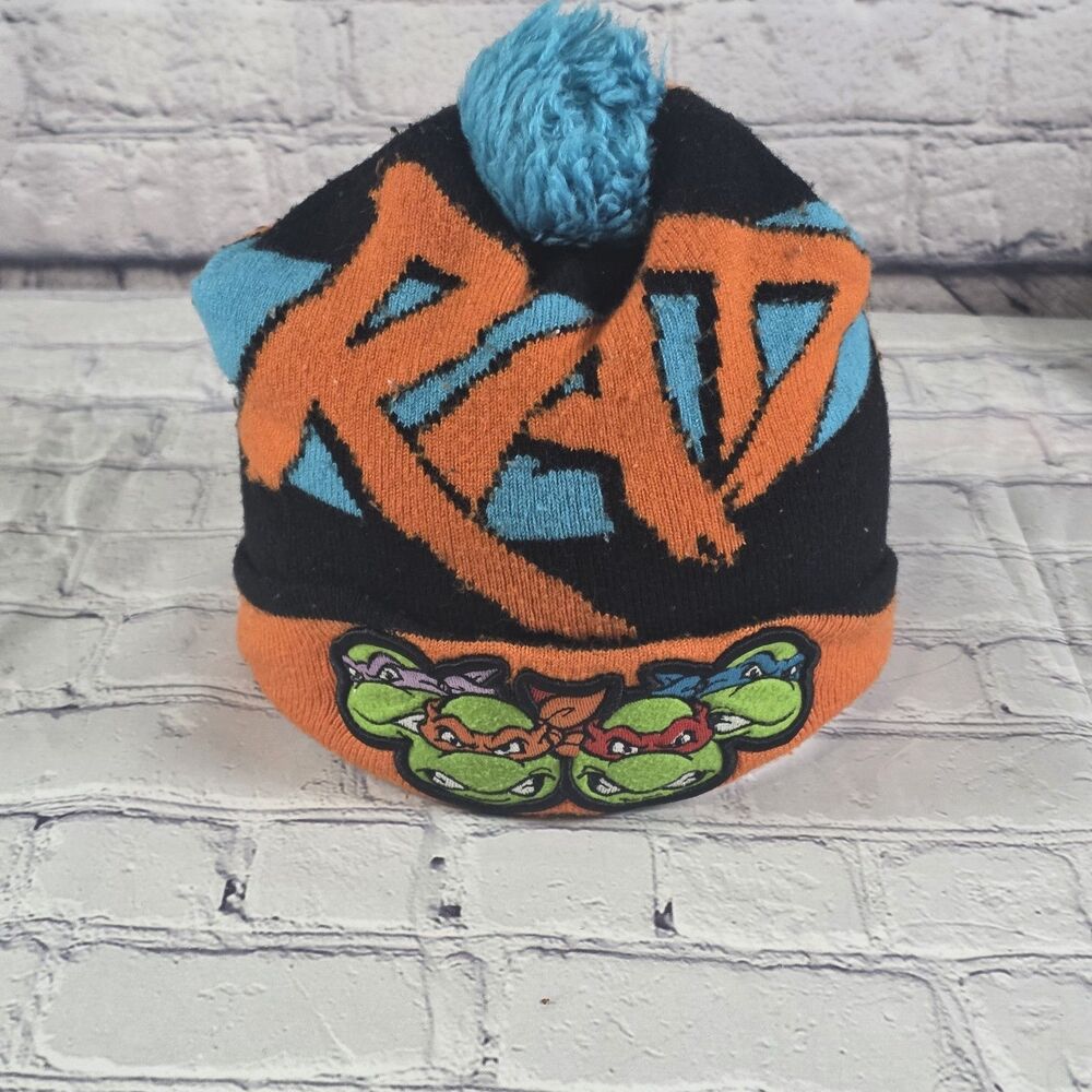 Teenage Mutant Ninja Turtles RAD Beanie Hat Rare